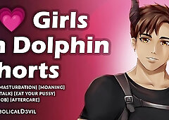 Fapping Shrieking Ramblefap for Gals in Dolphin Cutoffs (Masculine Audio) - Hellish D3vil