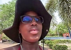 Stepdaddy I Nearly Fell On My Face For That Weenie Crowing Golden Shower Large Cock Exposing My Pierced Hot Ebony Teat Melons - Mastermeat1