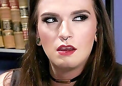 Rough ass fucking from behind and balls torture - Jenna Creed