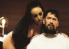 Passionate nighttime porn action with a hot brunette babe Jennifer White