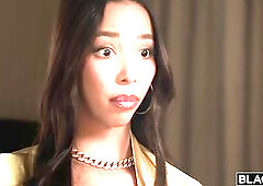 BLACKED Glamorous Duet Stefany Kyler And Lia Lin Take On Jason Luv's Giant BBC