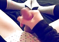 Cumming All Over My Cute Pants! - Gorgeous Sissy Climax!