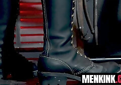 Jordan Jameson bends Seamus O'Reilly over and blows his ass