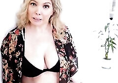 Older lady Kiki Daire destroyed in POV by hung stepson! Just look at these glamorous natural titties as they bounce up and down!