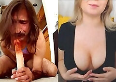sissy mike gets used and exposed on webcam