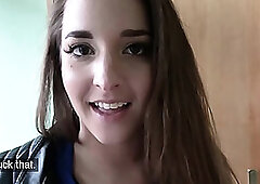 Public Agent Amirah Adara Fucks a stranger while her BF waits