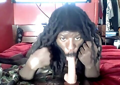 Ebony Masturbates Then Fucks Friends Wife