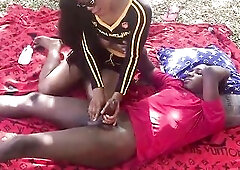 Local bar attendant serves swallow to her customers and server her cunt to 'em