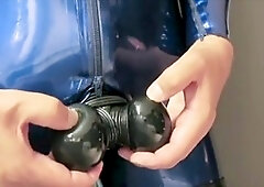 Literally rubber scene with gay vibe