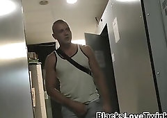 Muscled whitey rides bbc