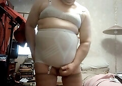 Chubby Canadian Man Masturbates Solo