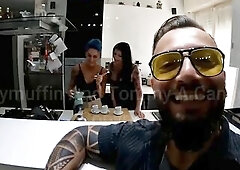 three Large Dongs Horror Group-sex