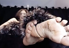 U Stroke Over Your Italian Mastix's Feet Ita