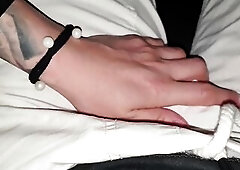 Rosalina Love sucks my rod in the car and licks the cum and likes this