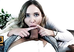 Upon encounter your boss's Russian mail order wife Polina Maxima u find that babe's an ex-pornstar. This babe appreciates your admiration an