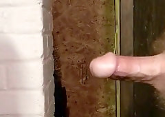 Choking down a married cock's load (HM)