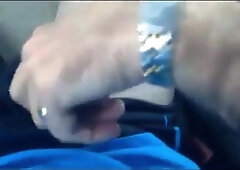 Str8 married helping hand in the car 6