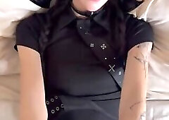 Cutest little Asian femboy takes a load