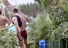 Cocksucking macho man pounded by his boyfriend