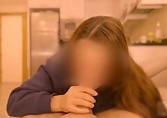 Hot russian girl, adorable 18 year old, asmr dick sucking
