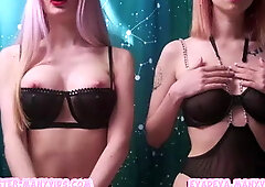 & Eva Deva Give You Cei & Joi and Cum from Their Fingers Gg