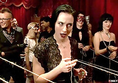 BDSM groupsex party & lustful slaves
