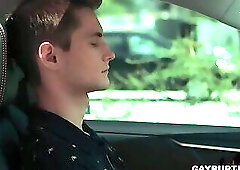 Twink College Gay Drilled in the Bedroom by Hunk Dude