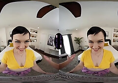 Anal Beads for Short Haired Babe - RealJamVR
