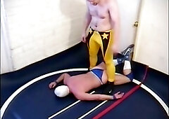 Gay masked wrestler, dominance, bdsm