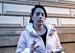 GERMAN SCOUT - BIGGEST NATURAL BAZOOKAS TEEN SCREW AT PICKUP CASTING - Das komplette Movie, alle Infos und Direkt-Kontakt findest du auf German-Scout.