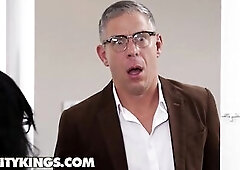REALITY KINGS - Lysagna DelRay’s Study Break Turns Into A Wild threesome With Nina Nova & Her Professor
