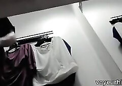 Pretty and very hot mother i'd like to fuck is demonstrating her erotic underware. This Babe is changing in the dressing room with the body a lit