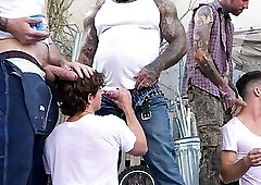 TRAILERTRASHBOYS Eddie Patrick And Greyson Myles Having A Wild Orgy Session