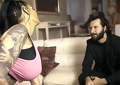 A breasty blond with a ideal butt gets her moist vagina pounded hard from behind whilst groaning in ecstasy. That babe eagerly sucks a thick shlong un