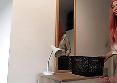 Caught Flashing My Hard Penis to My Step-Mama