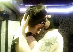 Intense bondage and domination session with a tall young dominant alpha male in sizzling BDSM action