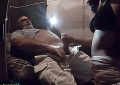 COWORKER ORAL PLEASURE #three - Topless Dance & Suck Her Vagina