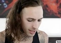 Naughty T-babe Casey Kisses awesome anal fuck with bf