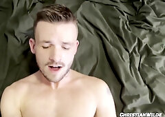 ChristianWilde: Suspended Christian Wilde Licks Lane Coltens Caboose Like A Professional