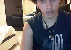 College Boy Works His Load Out