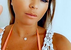 Great Big Boobs On Masturbating Redhead