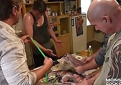 MONSTER COCK GANG e04: He Shared Girlfriend with Cousins