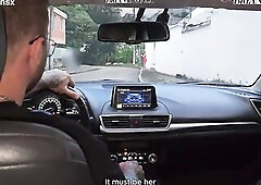 Aged Colombian Blond Monique Fuentes Screws Her Driver in the Car - Brian Evansx