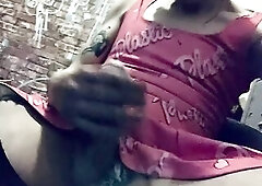 Playing with my large dick in my Barbie style suit. What would u do with me if I was your doll?