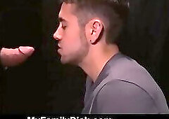 Daddy And Friend Share His Young Boy