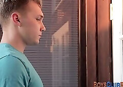 Kinky gay stud plowing dudes ass