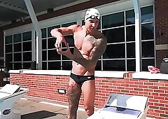 Ass licking male on male & skimpy speedos with music soundrack Vol.011