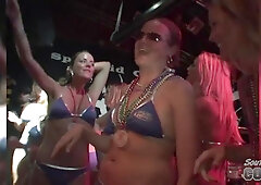 neverbeforeseen Spring Break 2003 Girls Flashing And Sexy Dance Contest On The Bar - SouthBeachCoeds