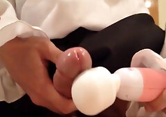 two Chinese CDs jism together with plaything