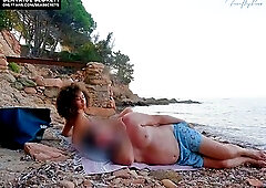 INFIDELITY DAY - I cheat on my spouse on the beach by banging with a stranger